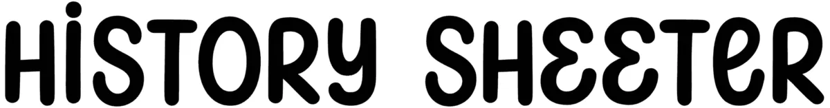 History Sheeter Font 1