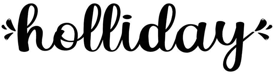 Holliday Font 1