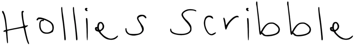 Hollies Scribble Font 1