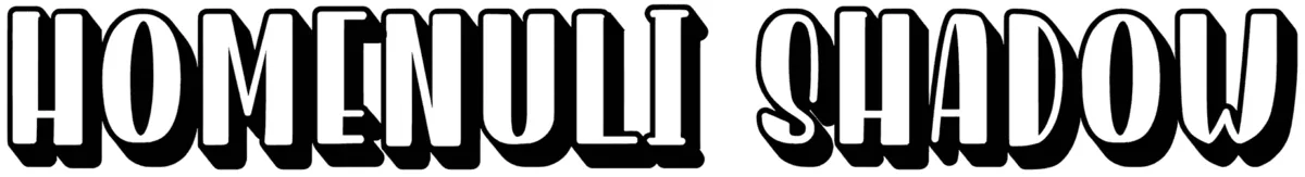 Homenuli Shadow Font 1