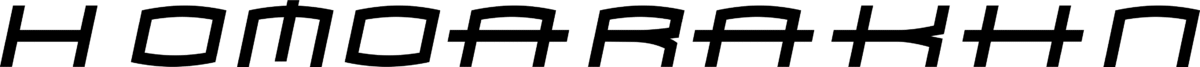 Homoarakhn Font 1