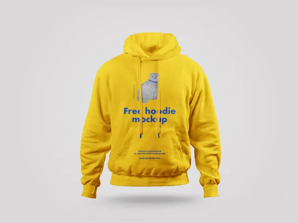Hoodie Mockup with Editable Colors Image 1 Designers Lab