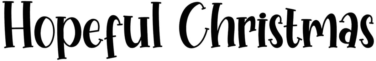 Hopeful Christmas Font 1