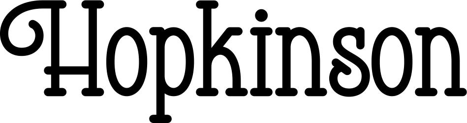 Hopkinson Font 1