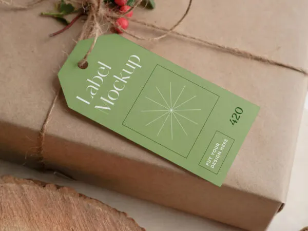 Horizontal Label Mockup 1