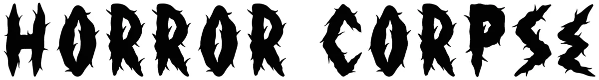 Horror Corpse Font 1