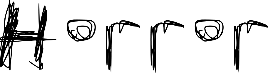 Horror Font 1