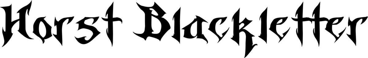 Horst Blackletter Font 1