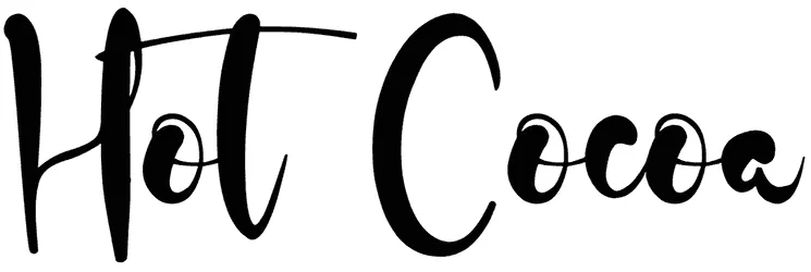 Hot Cocoa Font 1