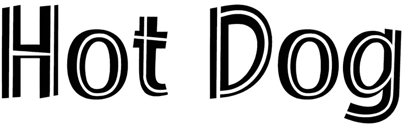 Hot Dog Font 1