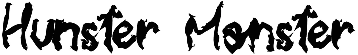 Hunster Monster Font 1