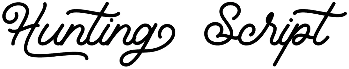 Hunting Script Font 1