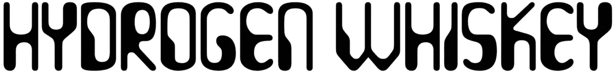 Hydrogen Whiskey Font 1