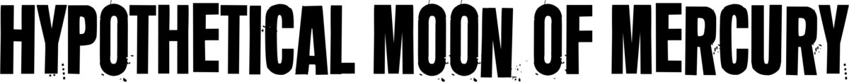 Hypothetical Moon Of Mercury Font 1