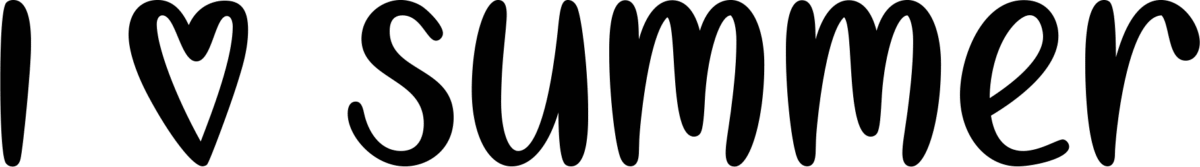 I Heart Summer Font 1