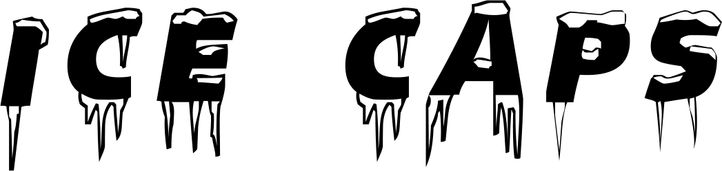 Ice Caps Font 1