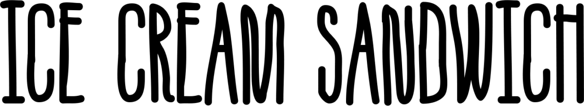 Ice Cream Sandwich Font 1
