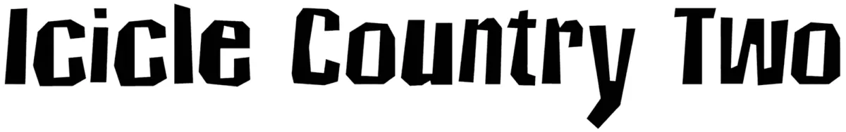 Icicle Country Two Font 1