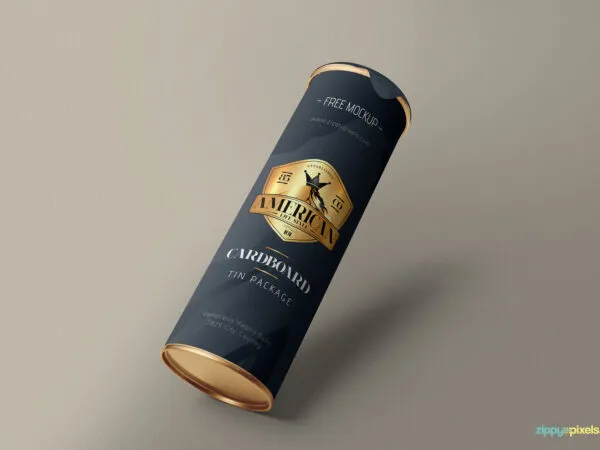 Incredible Cardboard Tube Mockup 1