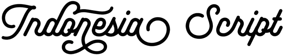 Indonesia Script Font 1