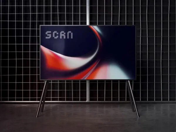 Industrial TV Screen Mockup 1