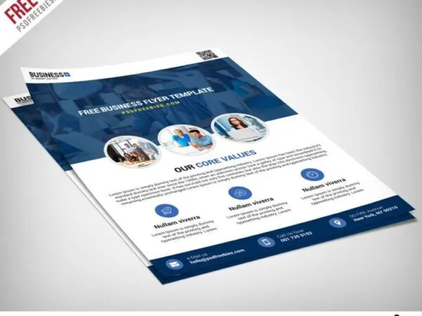 Infographic Business Flyer Template 1