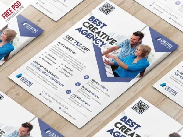 Infographic Business Marketing Flyer Template 1