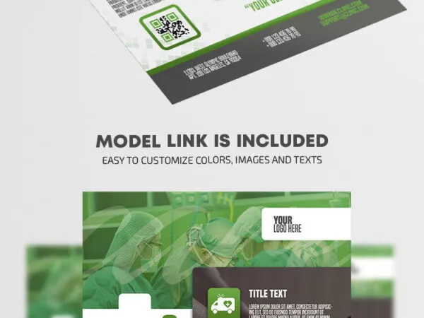 Infographic Medical Clinic Flyer Template 1