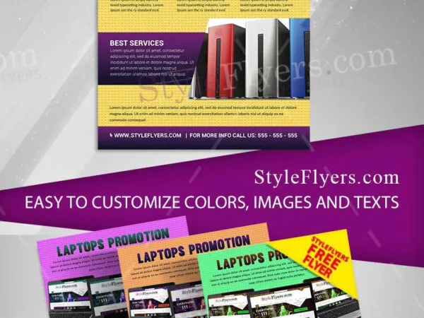 Infographic Product Promotion Flyer Template 1