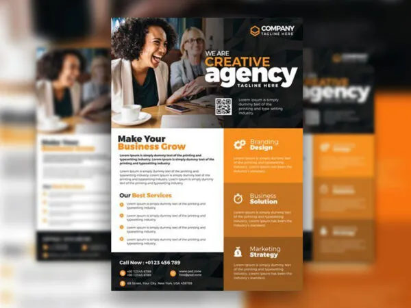 Infographic and Creative Business Flyer Templates 1