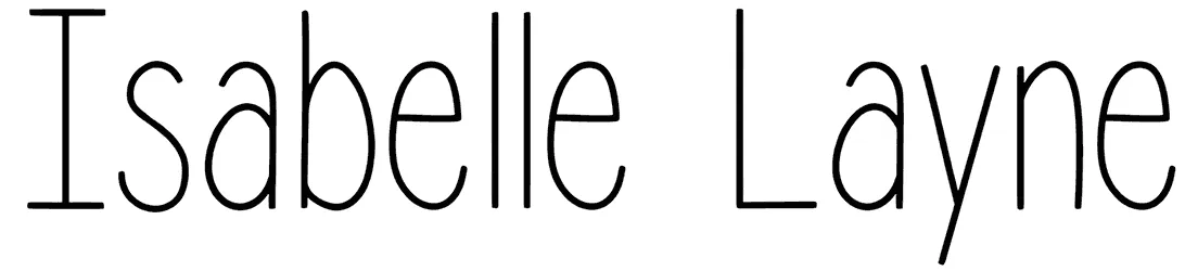 Isabelle Layne Font 1