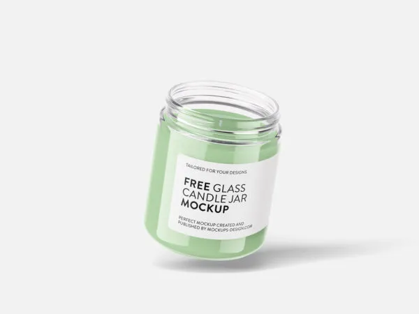 Isolated Candle Mockup in 6 Distinct Shots 1