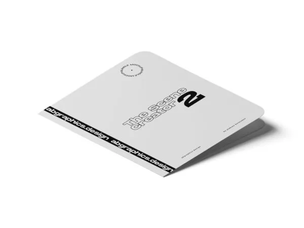 Isometric Closed Minimal Magazine Mockup 1