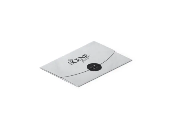 Isometric Closed Paper Envelope Mockup 1