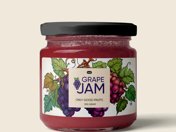 Jam Jar Label Mockup 1