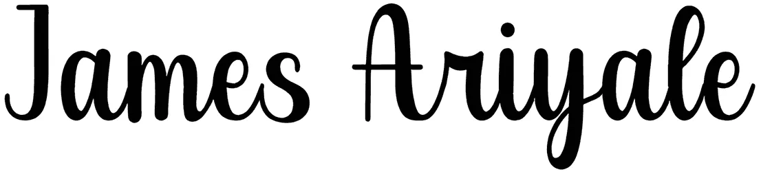 James Ariyale Font 1