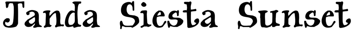 Janda Siesta Sunset Font 1