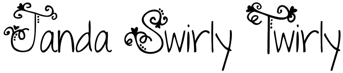 Janda Swirly Twirly Font 1