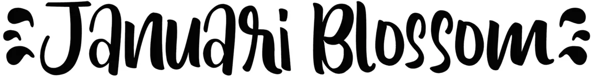 Januari Blossom Font 1