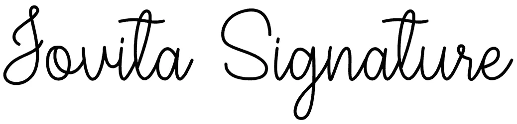 Jovita Signature Font 1