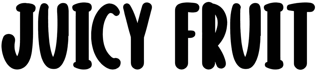 Juicy Fruit Font 1