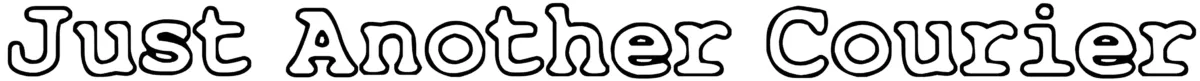 Just Another Courier Font 1