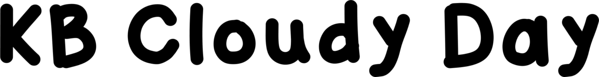 KB Cloudy Day Font 1