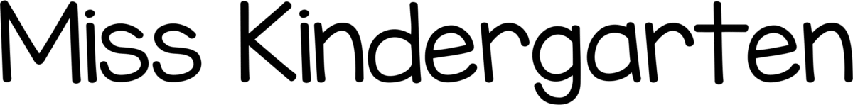 KG Miss Kindergarten Font 1