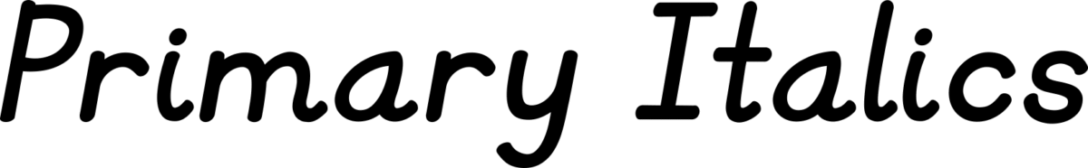 KG Primary Italics Font 1