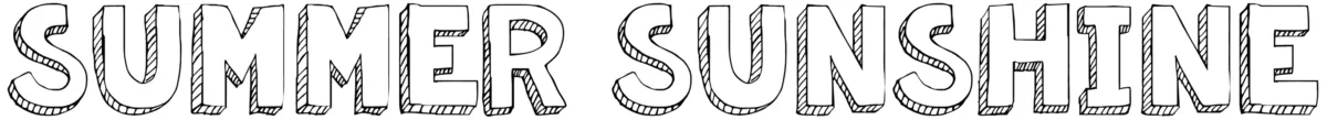 KG Summer Sunshine Font 1