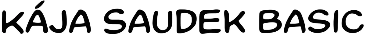 Kaja Saudek Basic Font 1