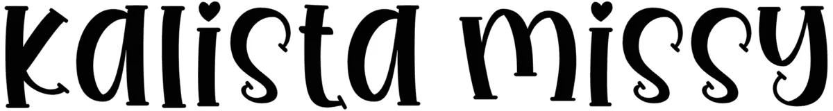 Kalista Missy Font 1