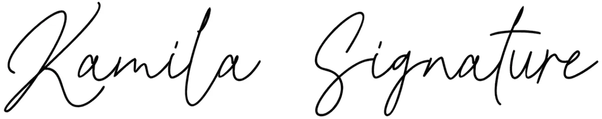 Kamila Signature Font 1