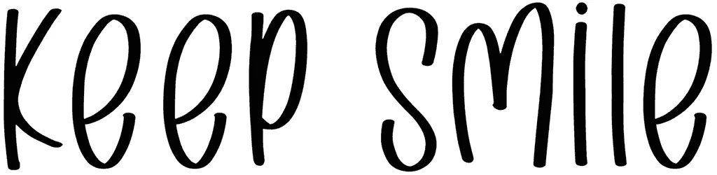 Keep Smile Font 1